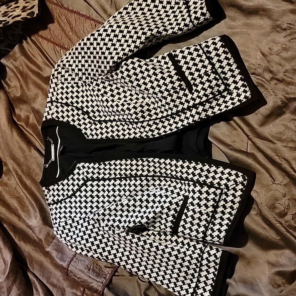 Houndsooth Jacket